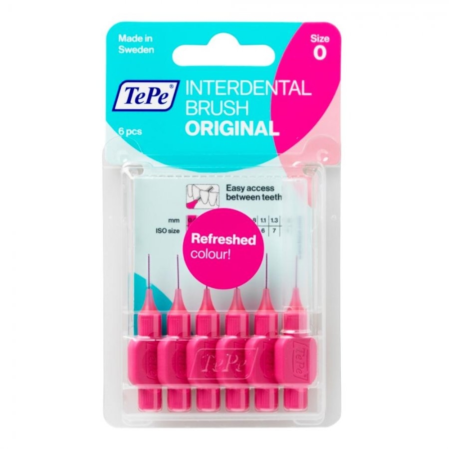 TePe Scovolino Rosa Per Pulizia Interdentale 0,4 mm 6 Pezzi