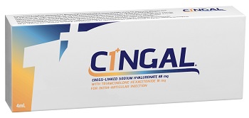 Cingal - Siringa Pre-Riempita Intrarticolare a base di Acido Ialuronico - 4 ml