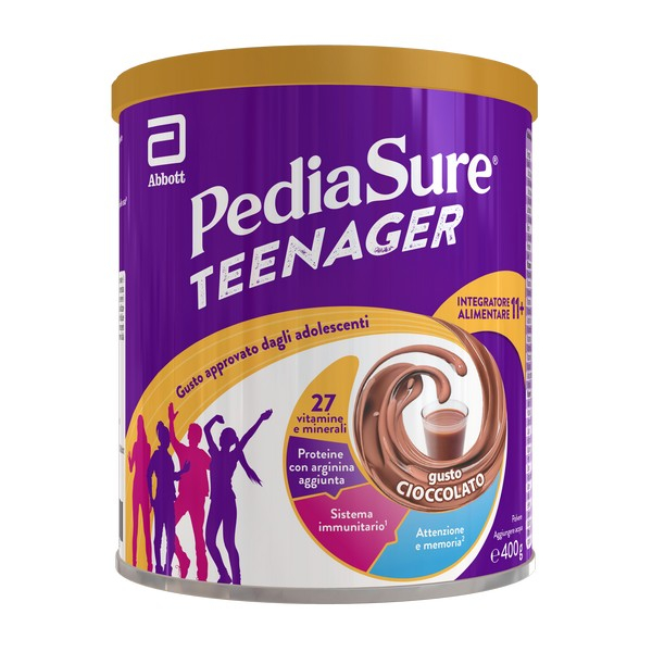 Pediasure Teenager Cioccolato - integratore alimentare multivitaminico per le esigenze nutrizionali degli adolescenti 400 gr