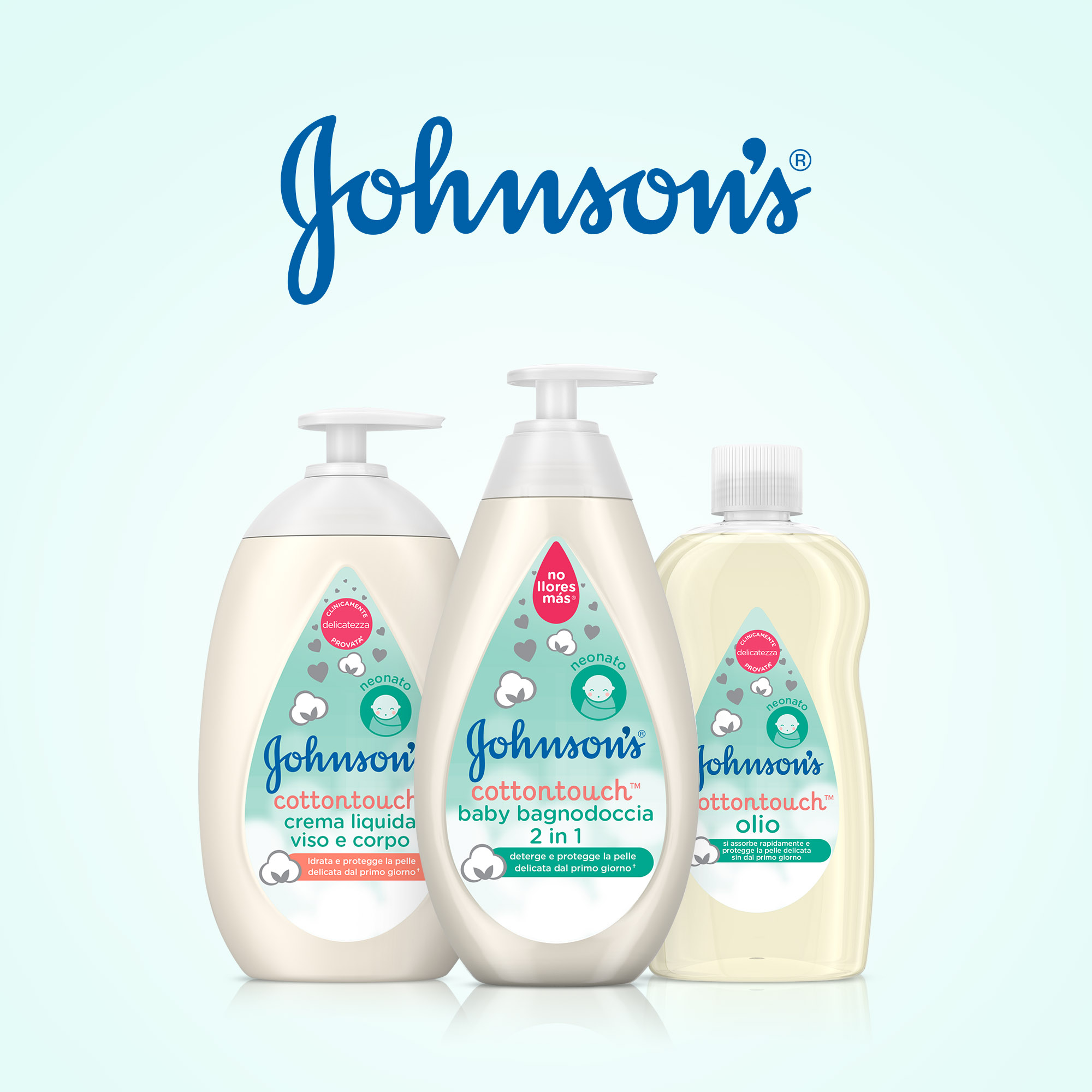 JOHNSON’S Baby, Olio per Bambini e Neonati, Cottontouch, con Vero Cotone, Assorbimento Rapido, 300ml