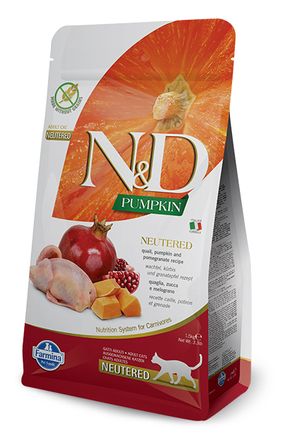 N&D CAT PUMPKIN NEUT QUAIL 5KG