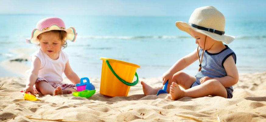 Al mare con i bambini