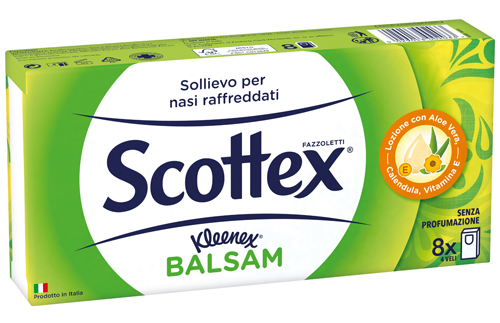 KLEENEX FAZZOLETTI BALSAMICI POCKET 8 PEZZI