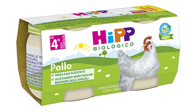 Hipp Biologico Omogeneizzato Pollo 2x80g