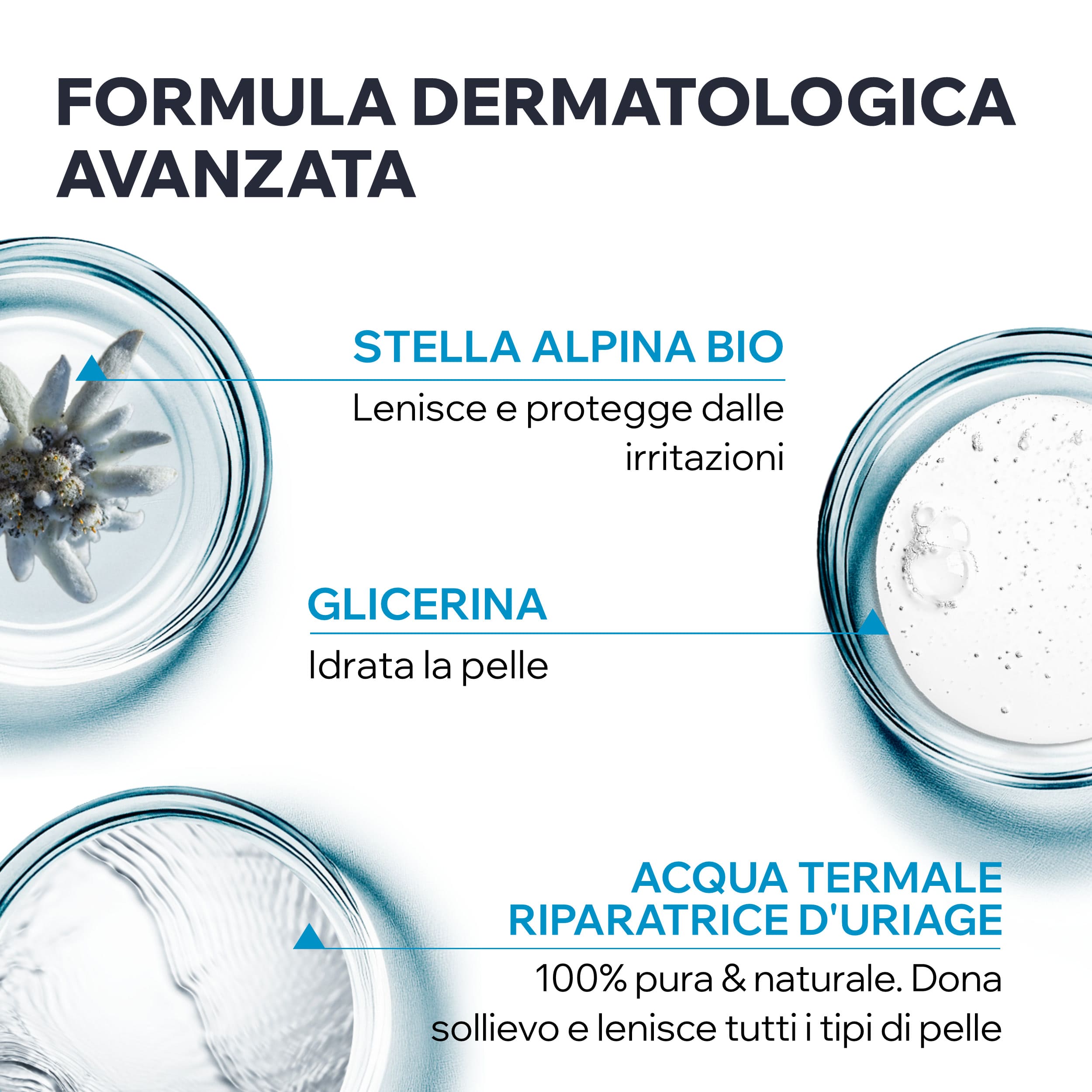 Uriage - Gel Detergente Struccante Viso Per Pelle Sensibile, Normale O Secca 150 ml