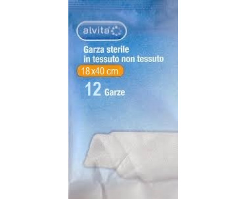 Alvita Garza Sterile 18x40 cm 12 Pezzi