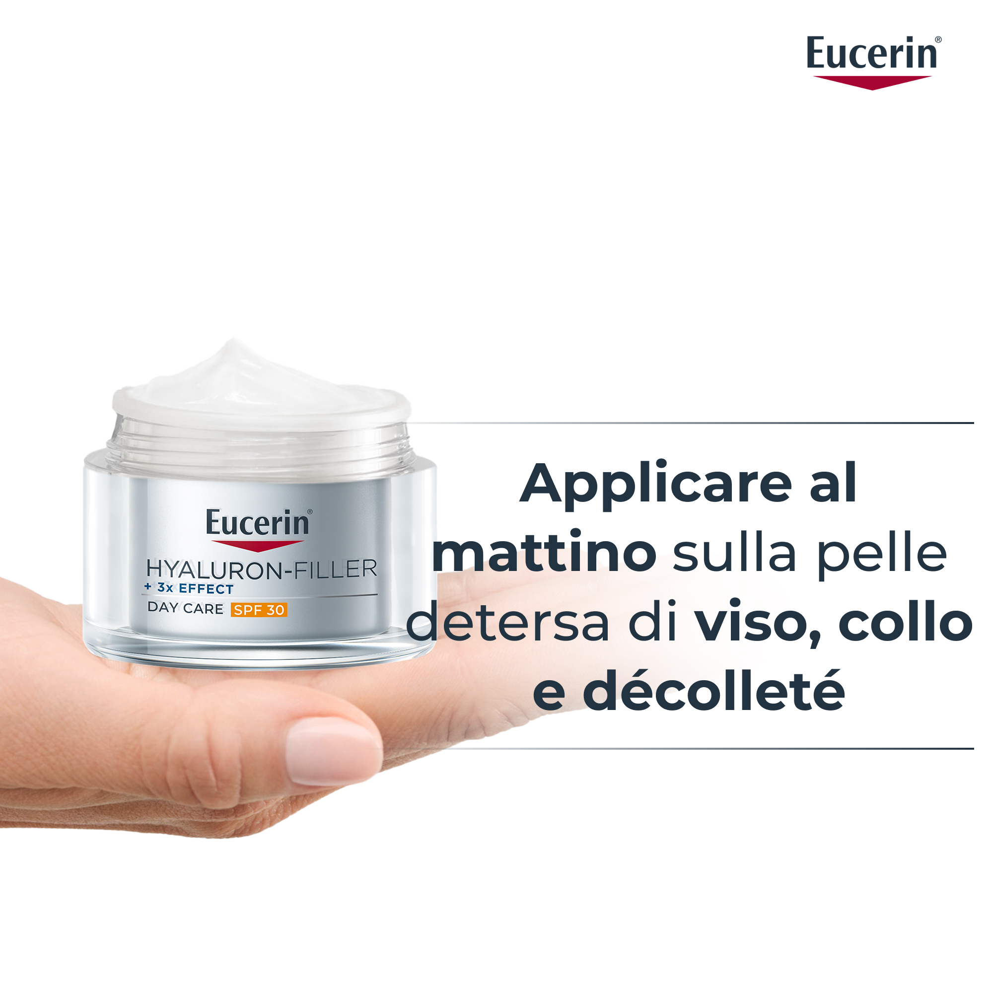 Eucerin Hyaluron-Filler Crema Viso Giorno Antiage SPF30 50mL