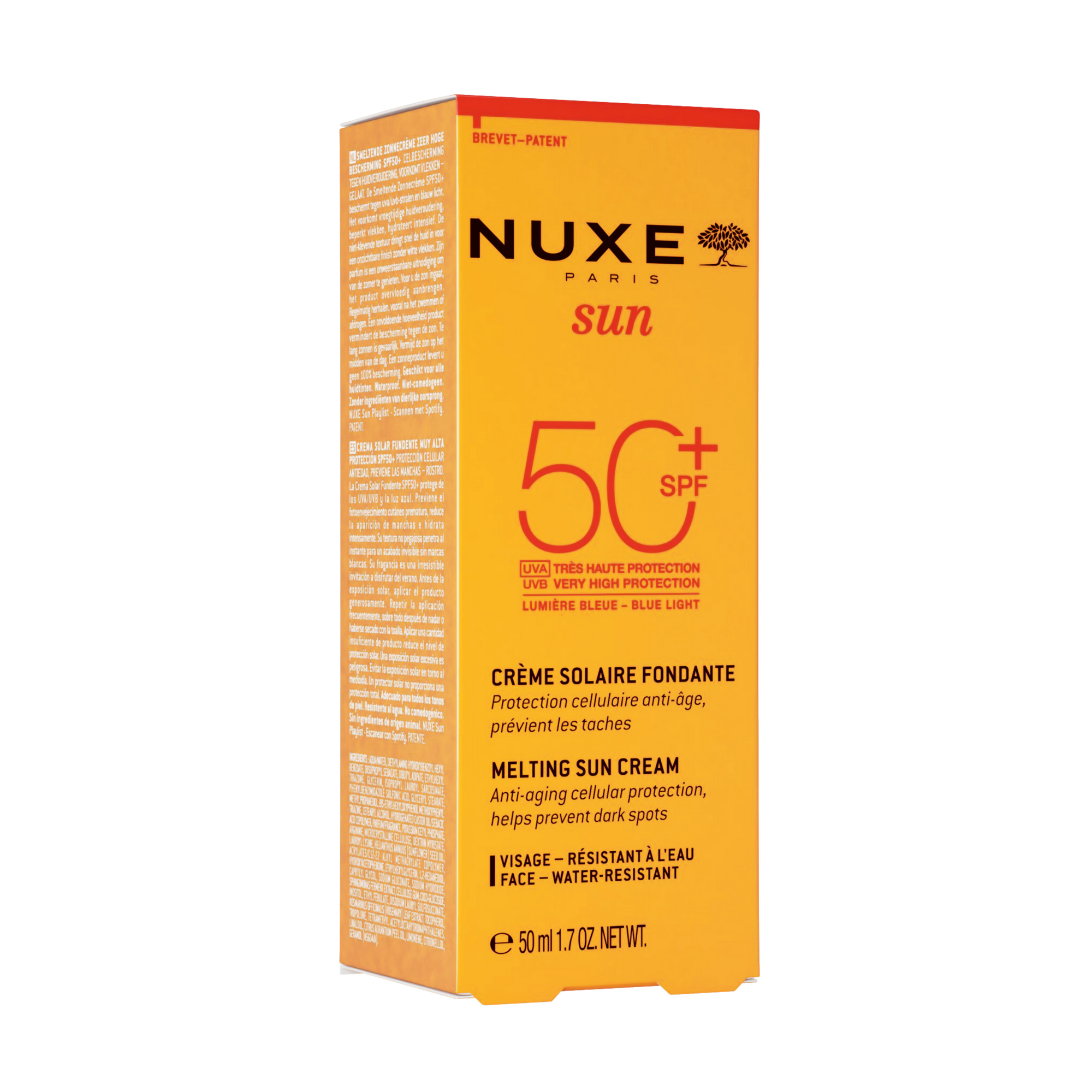 Nuxe - Sun - Crema Solare SPF50+ Anti-Età Viso 50 ml