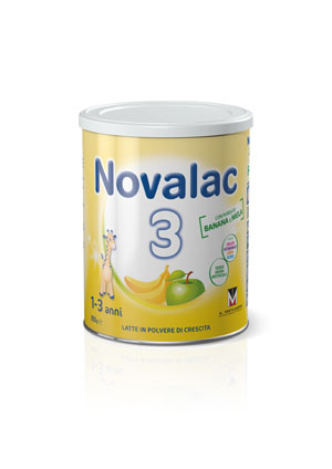 Novalac 3 Banana e Mela Latte di Crescita 1-3 Anni 800 g
