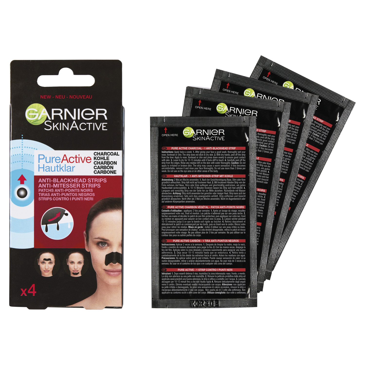 GARNIER CHARCOAL PATCHES
