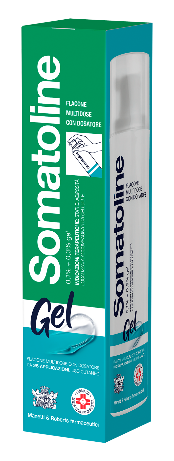 SOMATOLINE Gel 0,15+0,3% 250ml