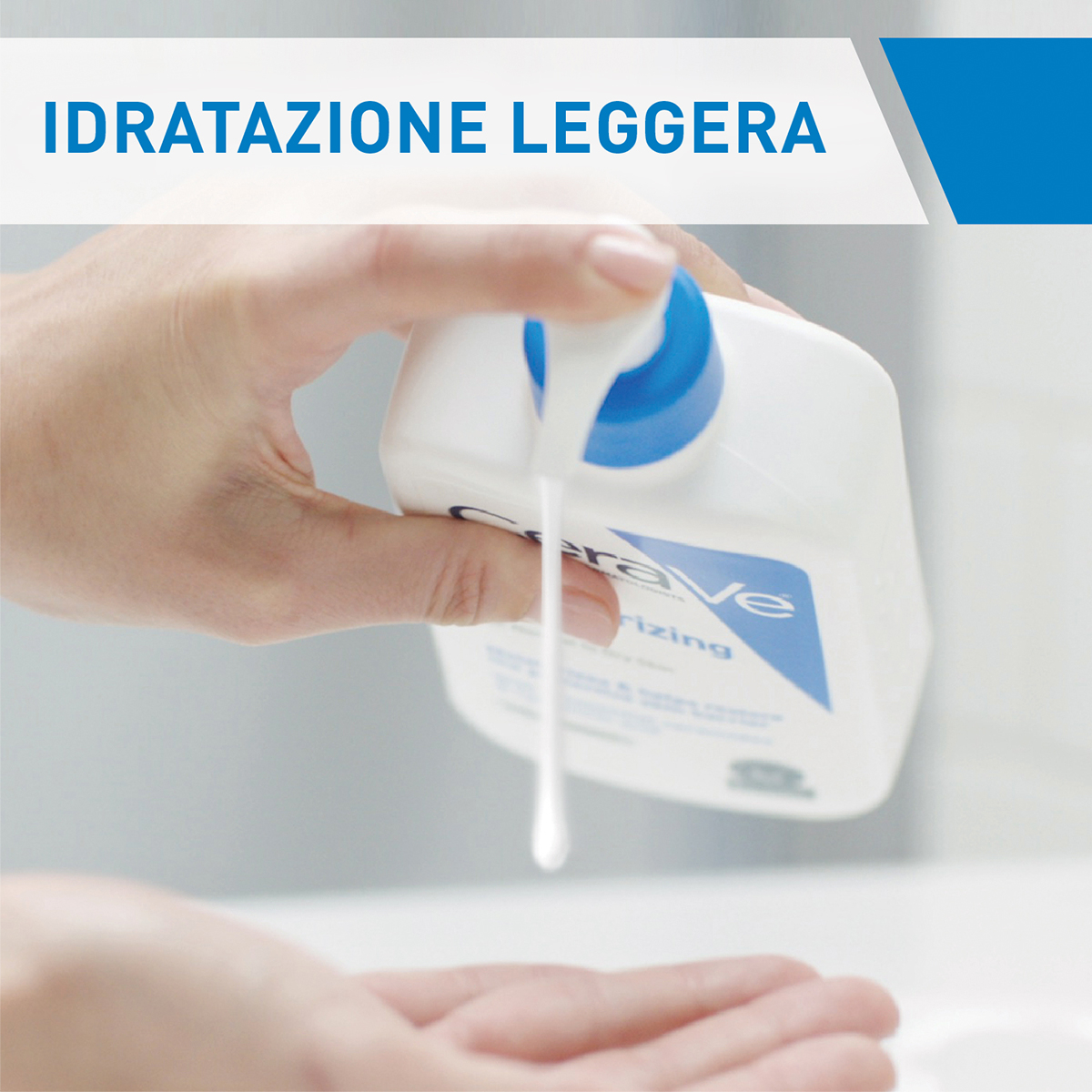 CeraVe Refill Lozione Idratante Corpo Per pelli da normali a secche per il corpo e il viso, 88 ml