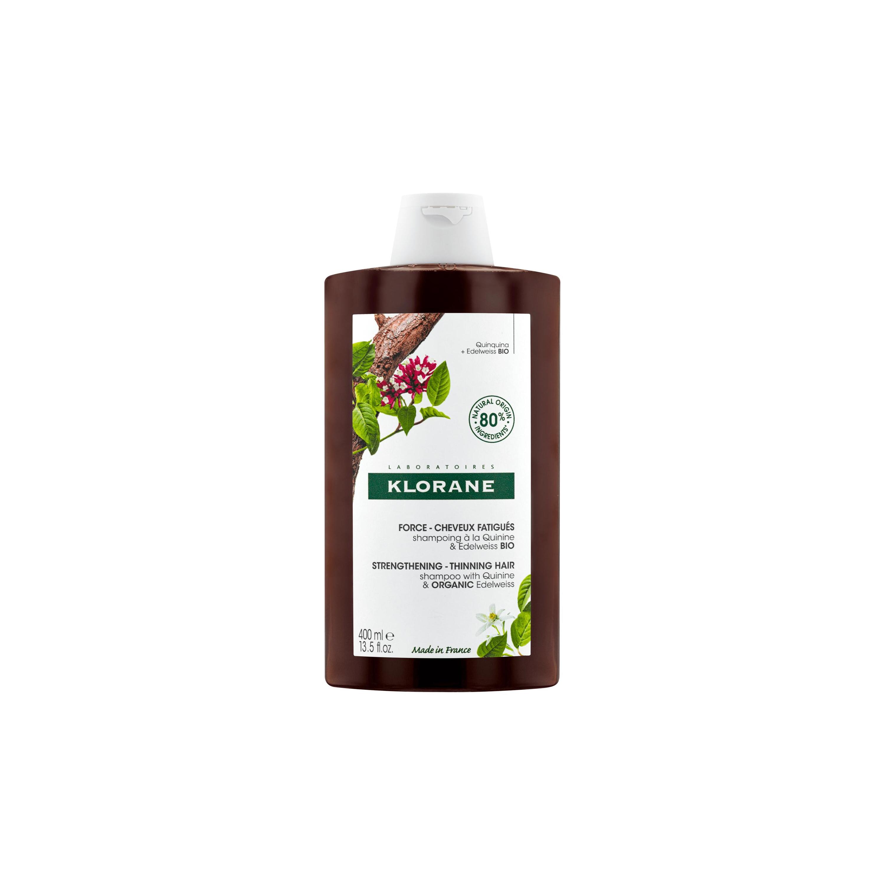 Klorane - Shampoo Fortificante Stimolante Alla Chinina Per Capelli Indeboliti 400 ml