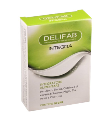 Delifab Integra Integratore Unghie Capelli 20 Compresse