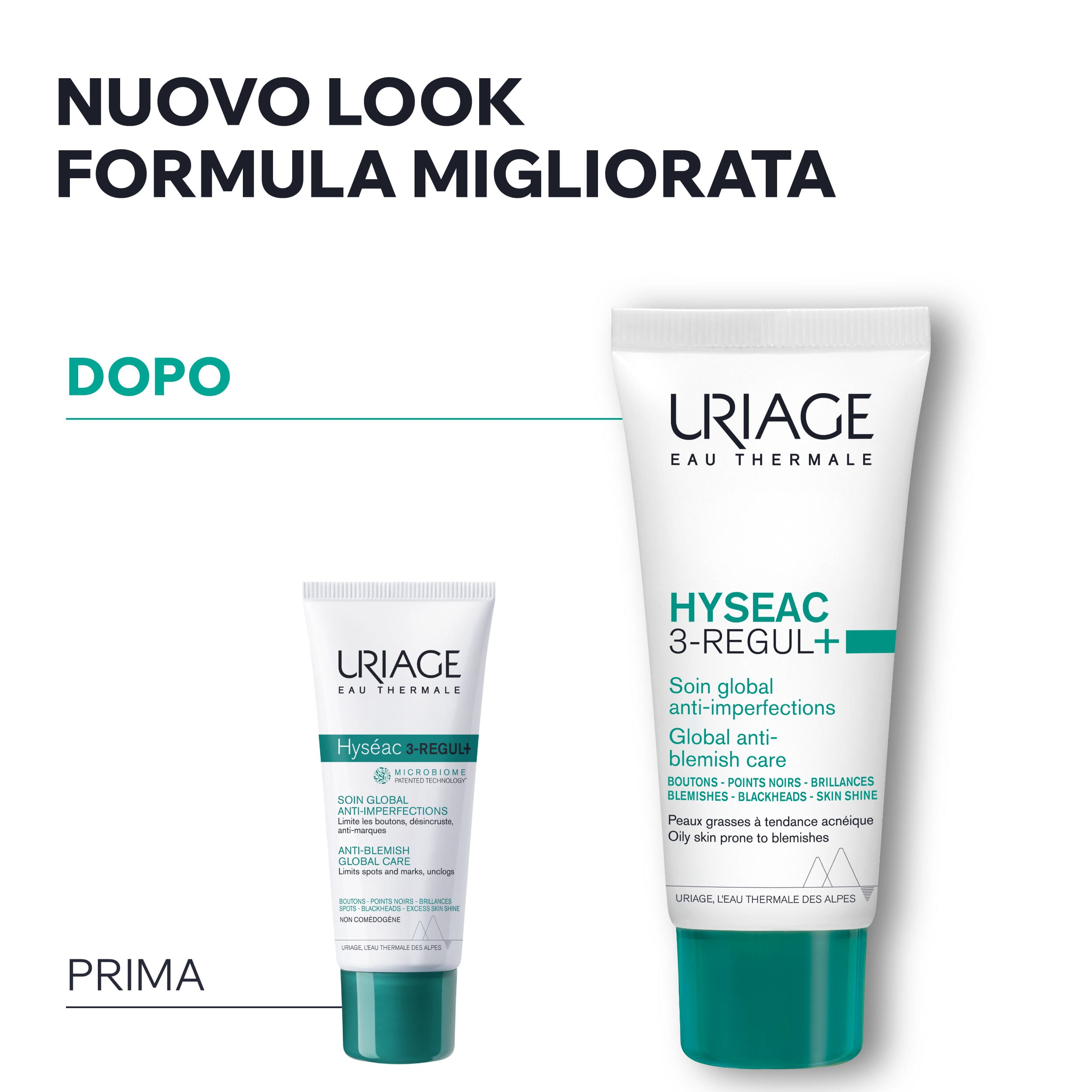 Uriage - Hyséac 3-Regul+ - Trattamento Globale Anti-Imperfezioni Viso 40 ml