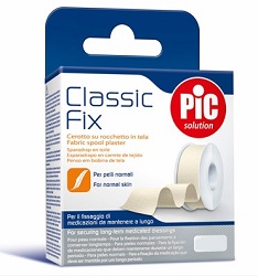 Pic Classic Fix Cerotto su Rocchetto Tela Bianca Fustella 2,5 cm x 5 m