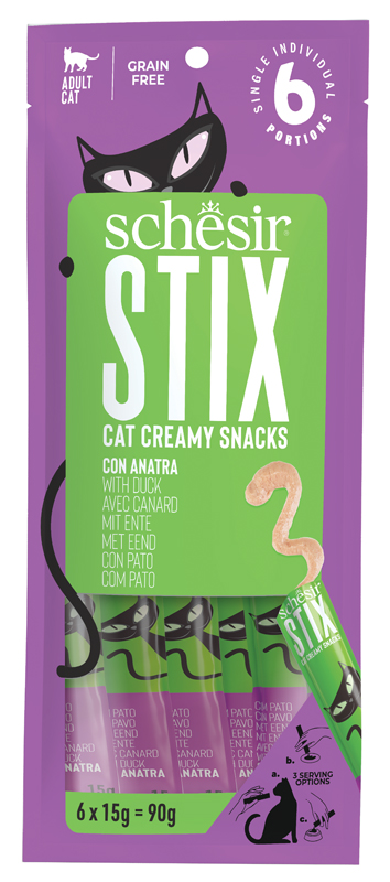 SCHESIR CAT STIX ANATRA 6PZ
