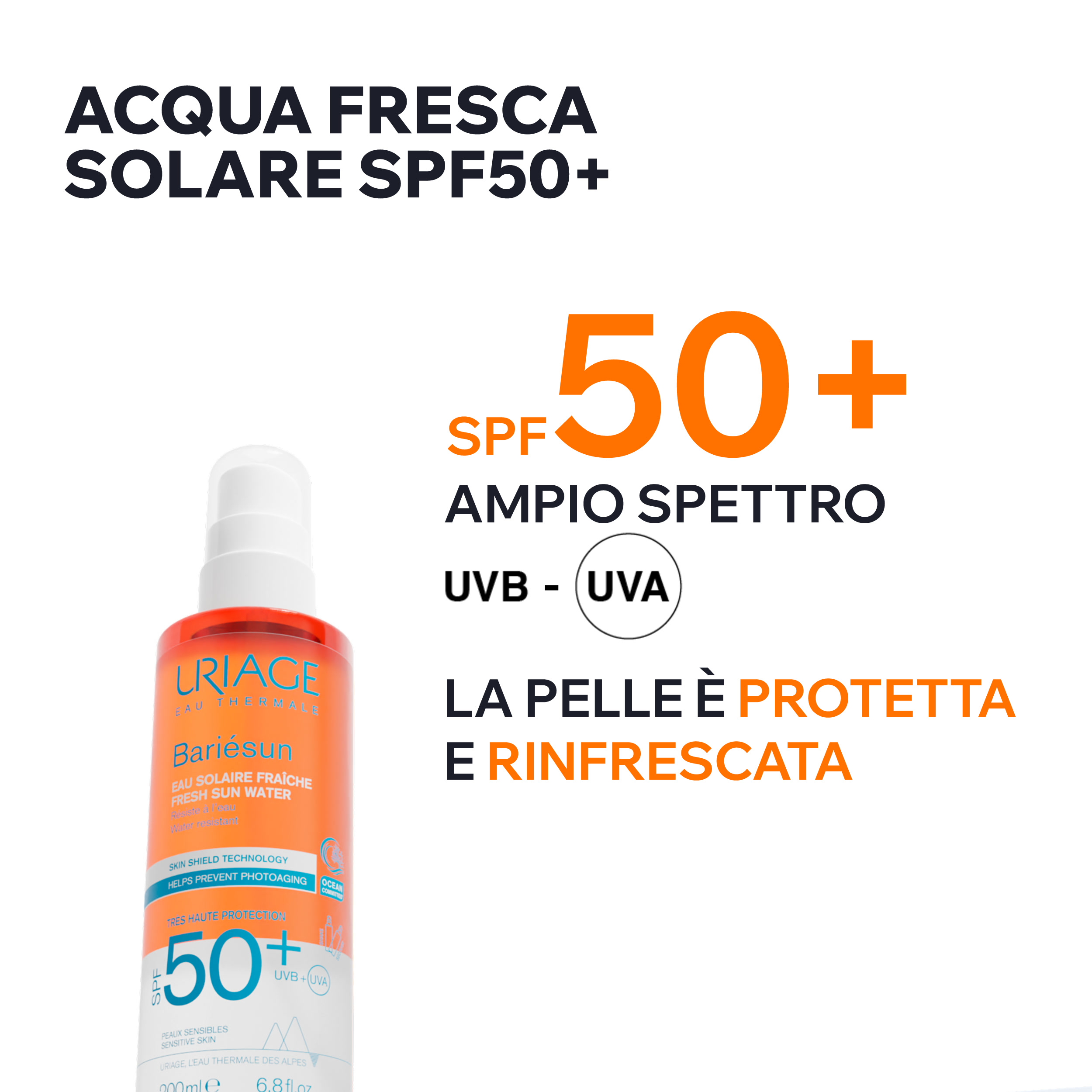 BARIESUN SPF50+ ACQUA 200 ML