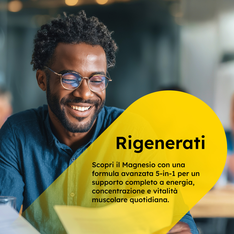 Supradyn Expert Magnesio Completo 5 sali in 1, tra cui Magnesio Bisglicinato, Citrato, Ossido 60 cps