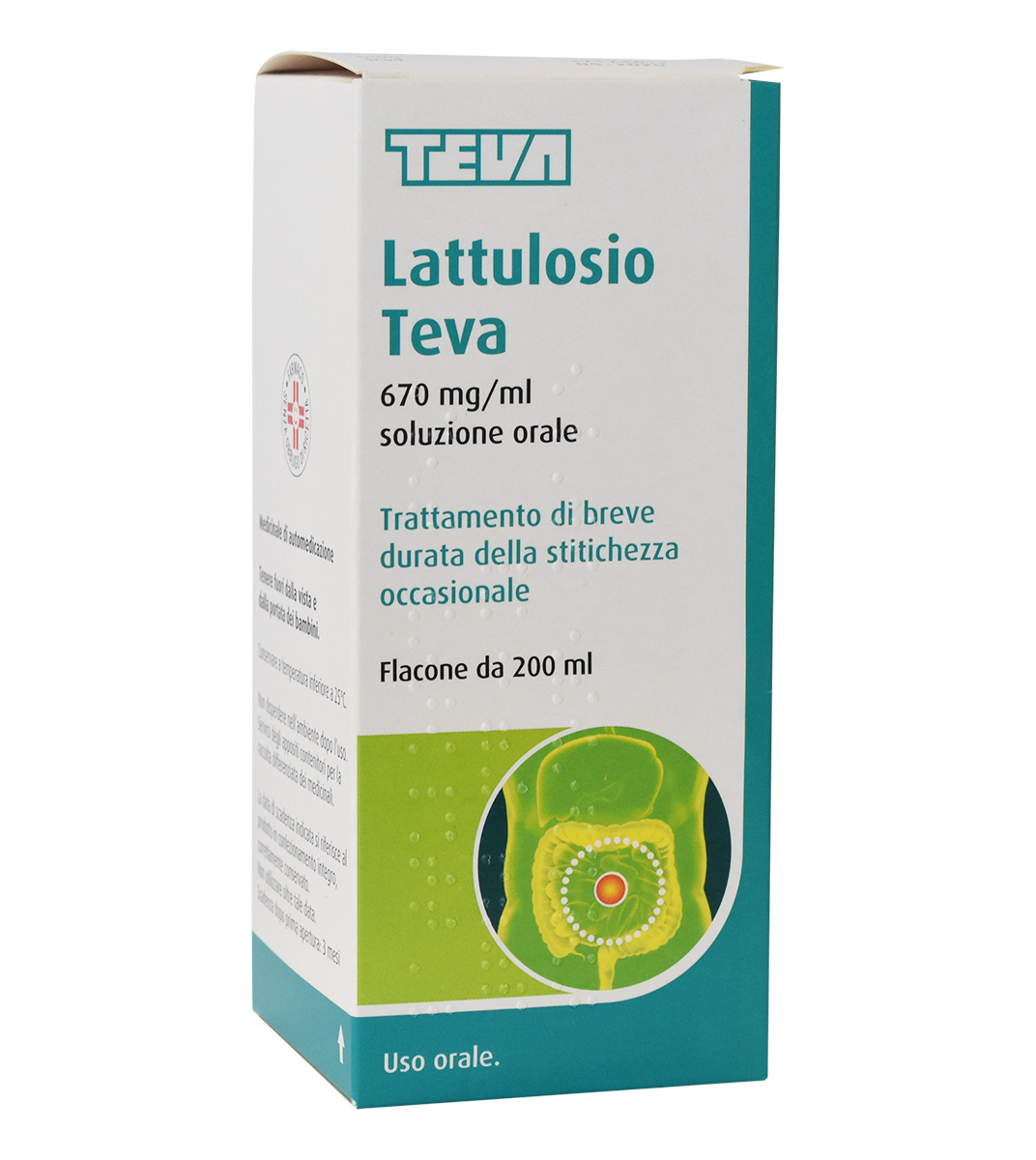 Lattulosio Teva Soluzione Orale 670 mg/ml Flacone 200 ml