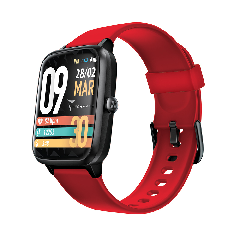 MOVE SMARTWATCH RED BLACK