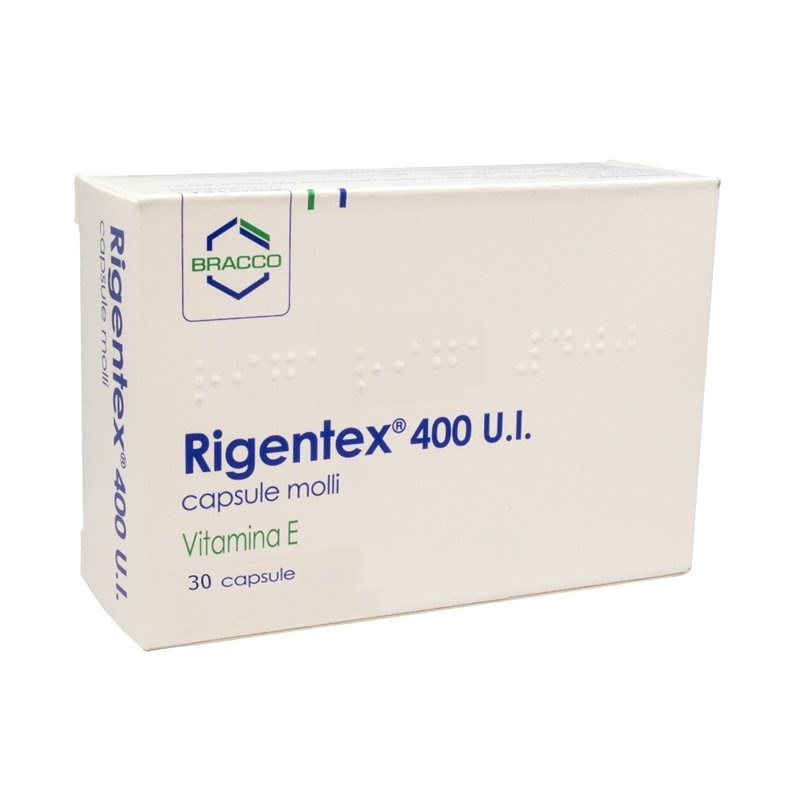 Rigentex 400 U.I. di Vitamina E - 30 capsule molli
