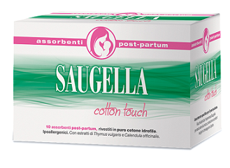 Saugella Cotton Touch Assorbente Post Parto 10 Pezzi