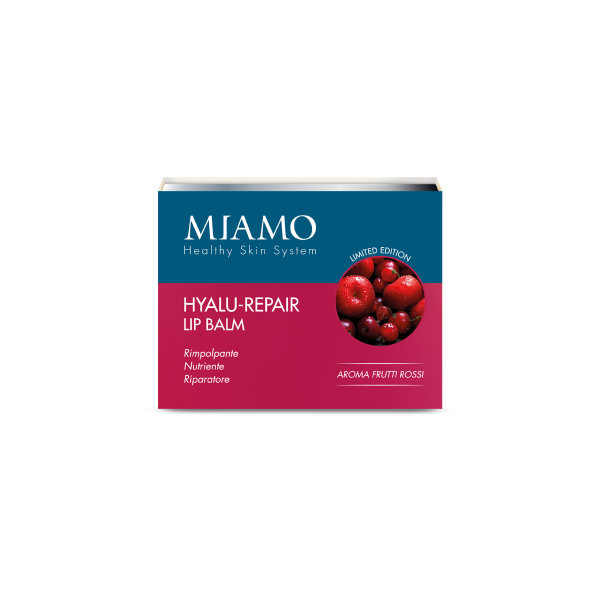 Miamo Hyalu Repair Lip Balm Balsamo Labbra Rimpolpante – Nutriente – Riparatore ai Frutti Rossi 15ml