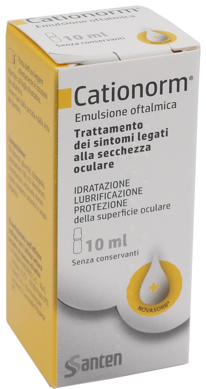 Cationorm Emulsione Oftalmica Flaconcino 10ml