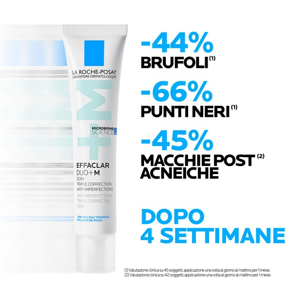La Roche-Posay Effaclar Duo+M Trattamento Viso Anti-imperfezioni per pelle mista, grassa o a tendenza acneica 40 ml