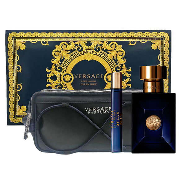 VERSACE KIT BLUE U EDT100+10+TROUSS