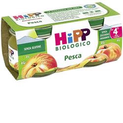 Hipp Biologico Omogeneizzato Merenda Pesca 2 x125 g