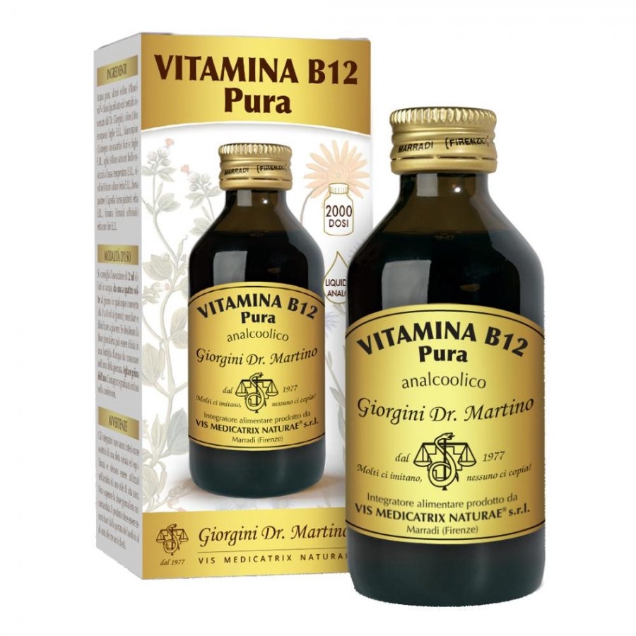 Dr. Giorgini Vitamina B12 Pura Liquido Analcolico 100 ml