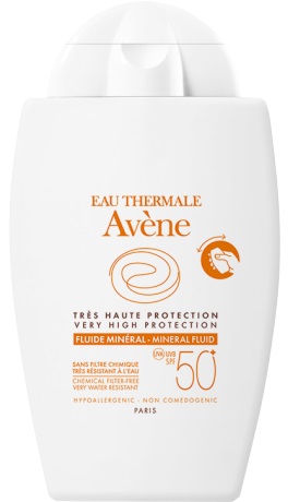 Avène Solare Fluido Minerale SPF 50+ Protezione Viso 40 ml