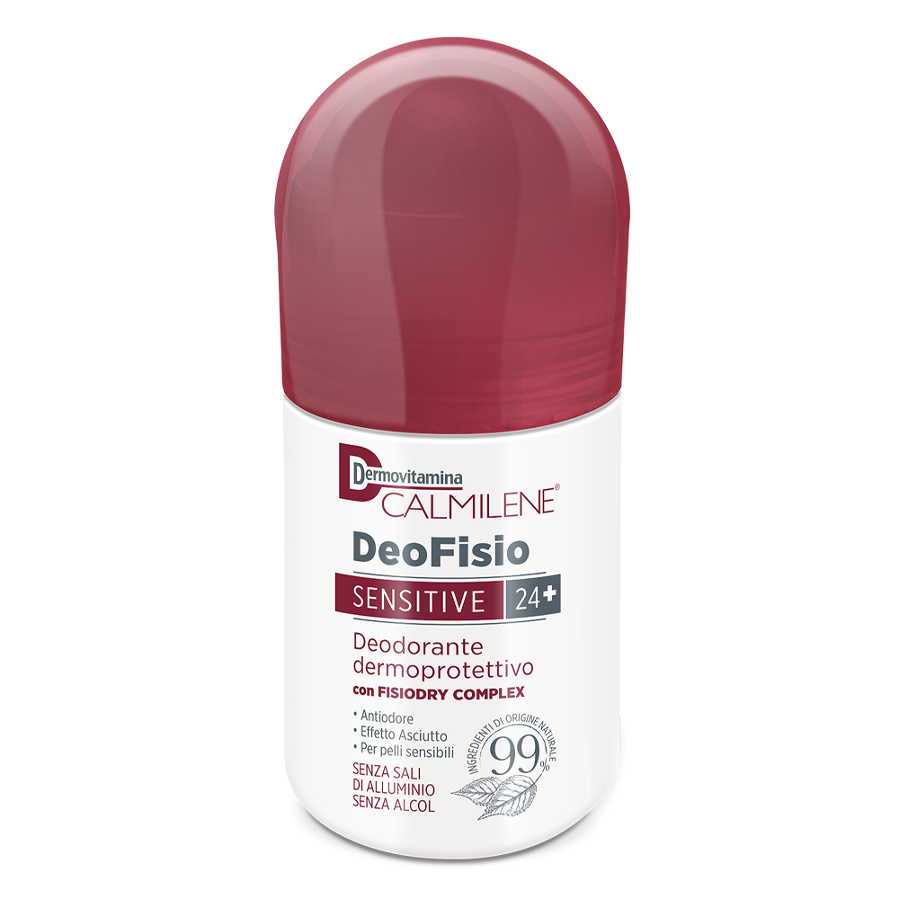 Dermovitamina Calmilene DeoFisio Sensitive 24+ Deodorante Roll-On 75 ml