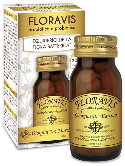 Dr. Giorgini Floravis Integratore Di Probiotici e Prebiotici 80 Pastiglie
