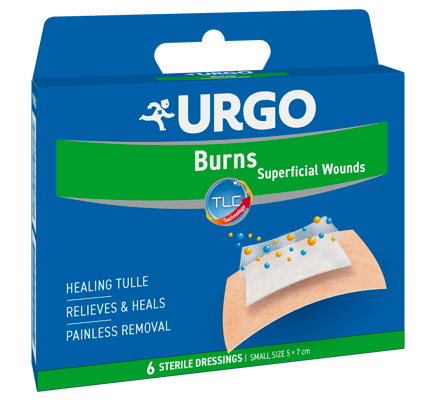 URGO USTIONI SUPERF WP 5X7 6PZ 