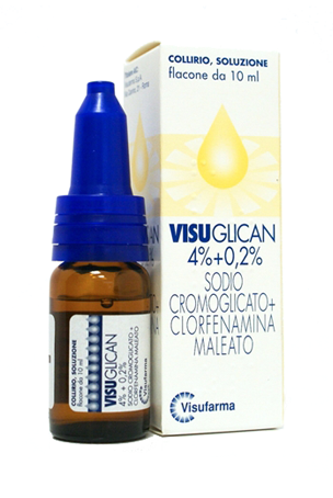 Visuglican Collirio 4% + 0,2% Sodio Cromoglicato 10 ml