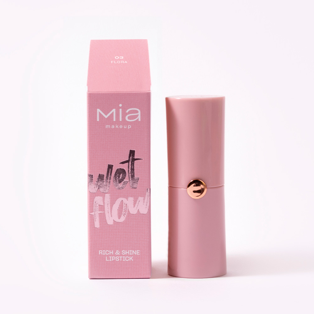 Mia Makeup - Wet Flow - Rossetto Cremoso N.03 Flora