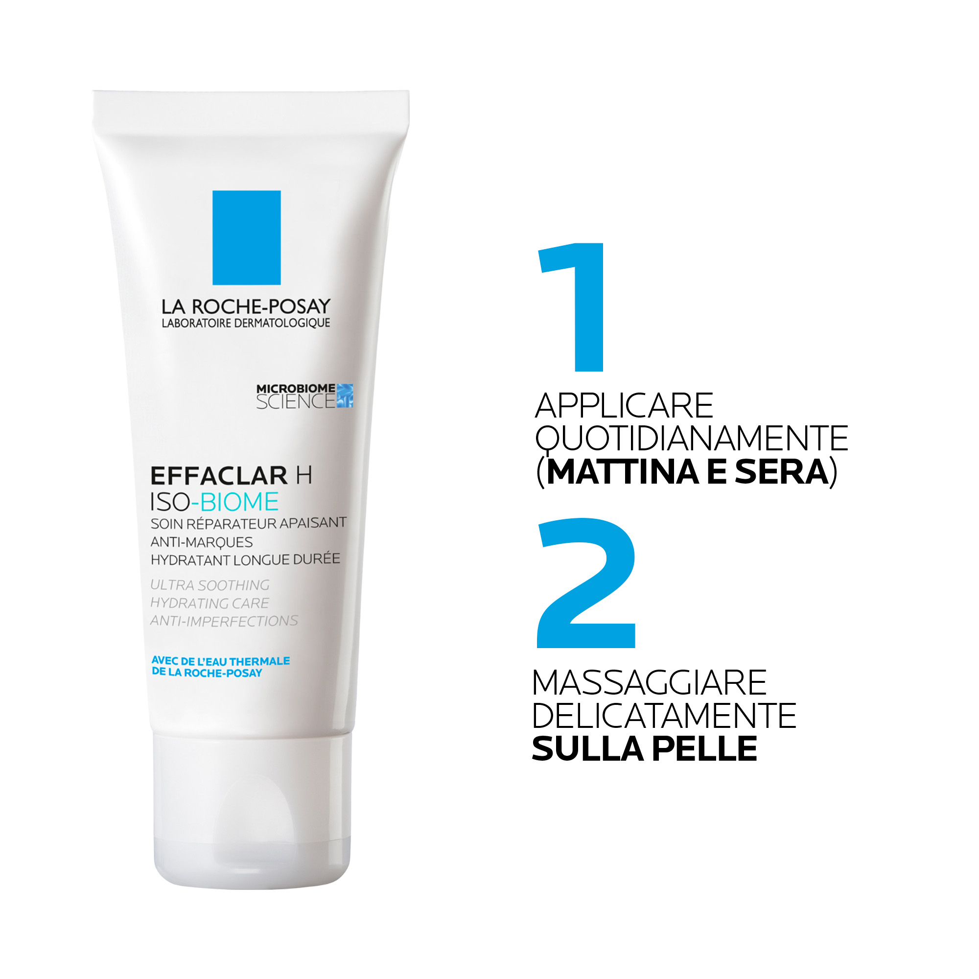 La Roche-Posay Effaclar Crema viso Effaclar H Iso-biome per pelle mista, grassa o a tendenza acneica 40 ml