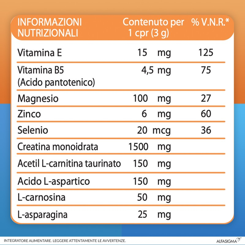 Carnidyn Plus Integratore Alimentare a base di Sali minerali, Carnitina, vitamine, per Stanchezza Mentale e Fisica, utile in caso di spossatezza, 18 Compresse Masticabili Senza Acqua da 3g, Gusto Agrumi
