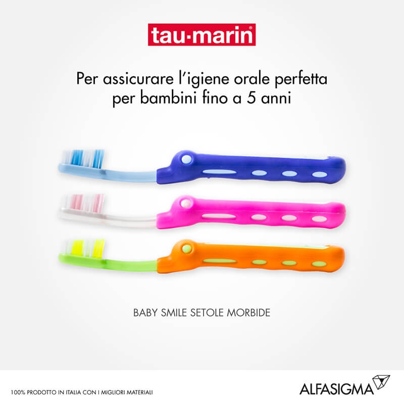 Tau-Marin Baby Smile Spazzolino Bambini 0-5 anni