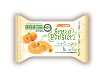 Senza Pensieri Buranellini Ripieni All'Albicocca Monodose Senza Glutine 25 g