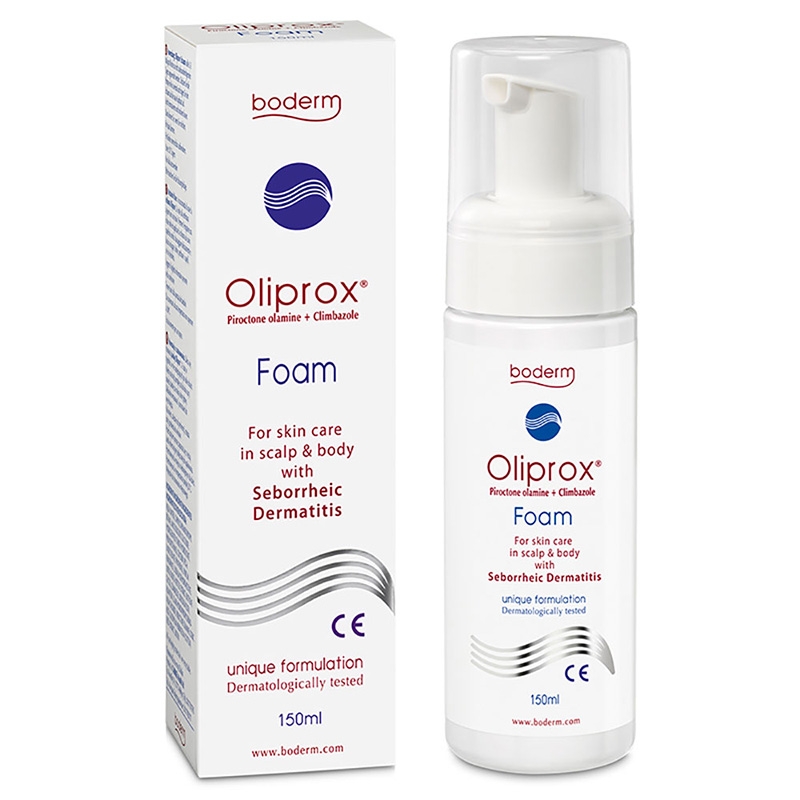 Oliprox schiuma lenitiva corpo e cuoio capelluto 150 mL