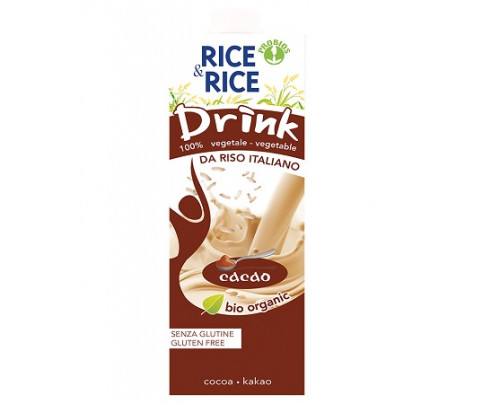 Rice&Rice Drink Bevanda Di Riso Al Cacao Biologico 1 L