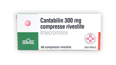 Cantabilin 300 mg Imecromone Terapia Biliare 40 Compresse Rivestite