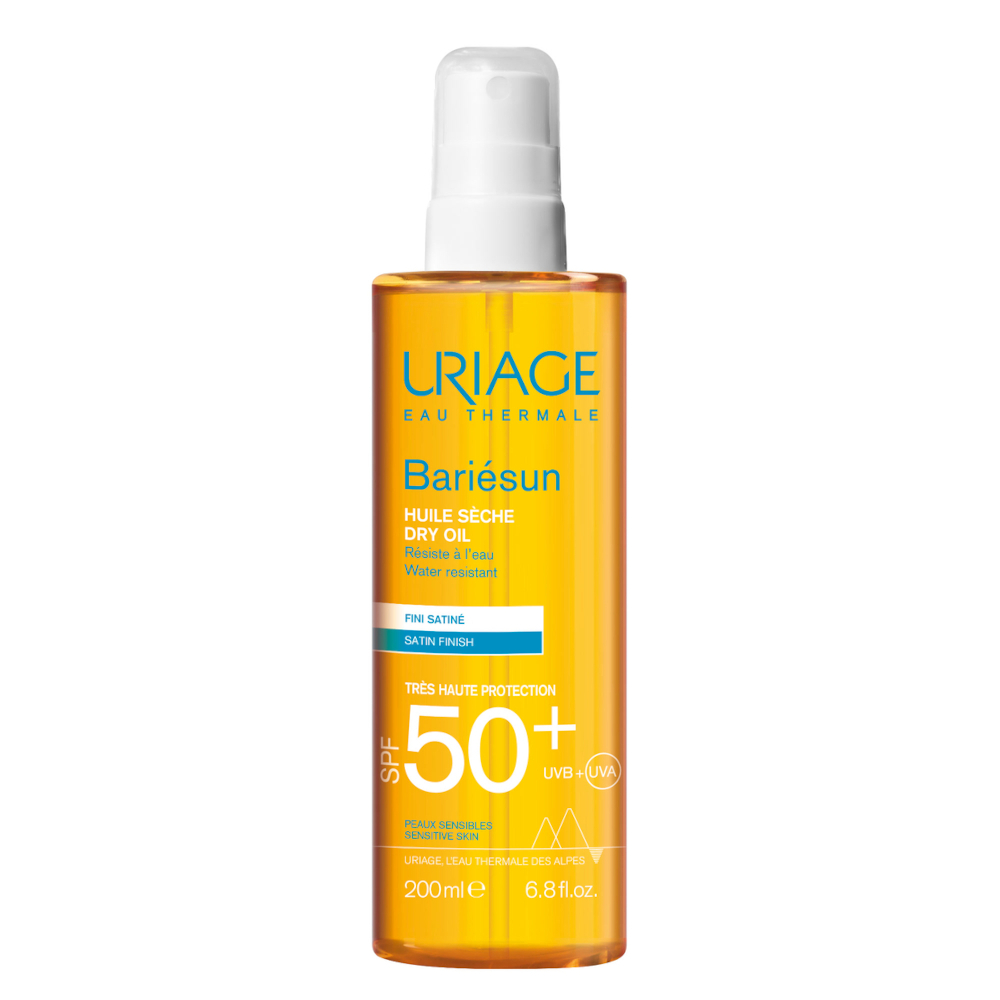 Uriage Bariésun Olio Solare Secco SPF 50+ Protezione Corpo e Capelli 200 ml