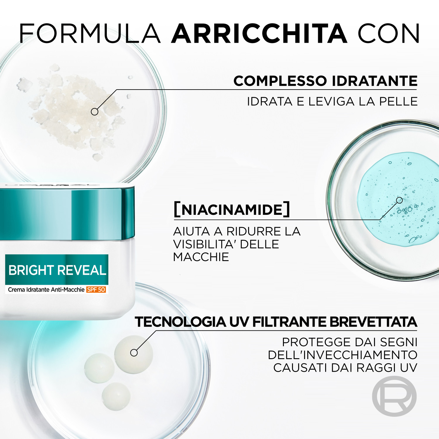 L'OREAL PARIS BRIGHT REV CREMA