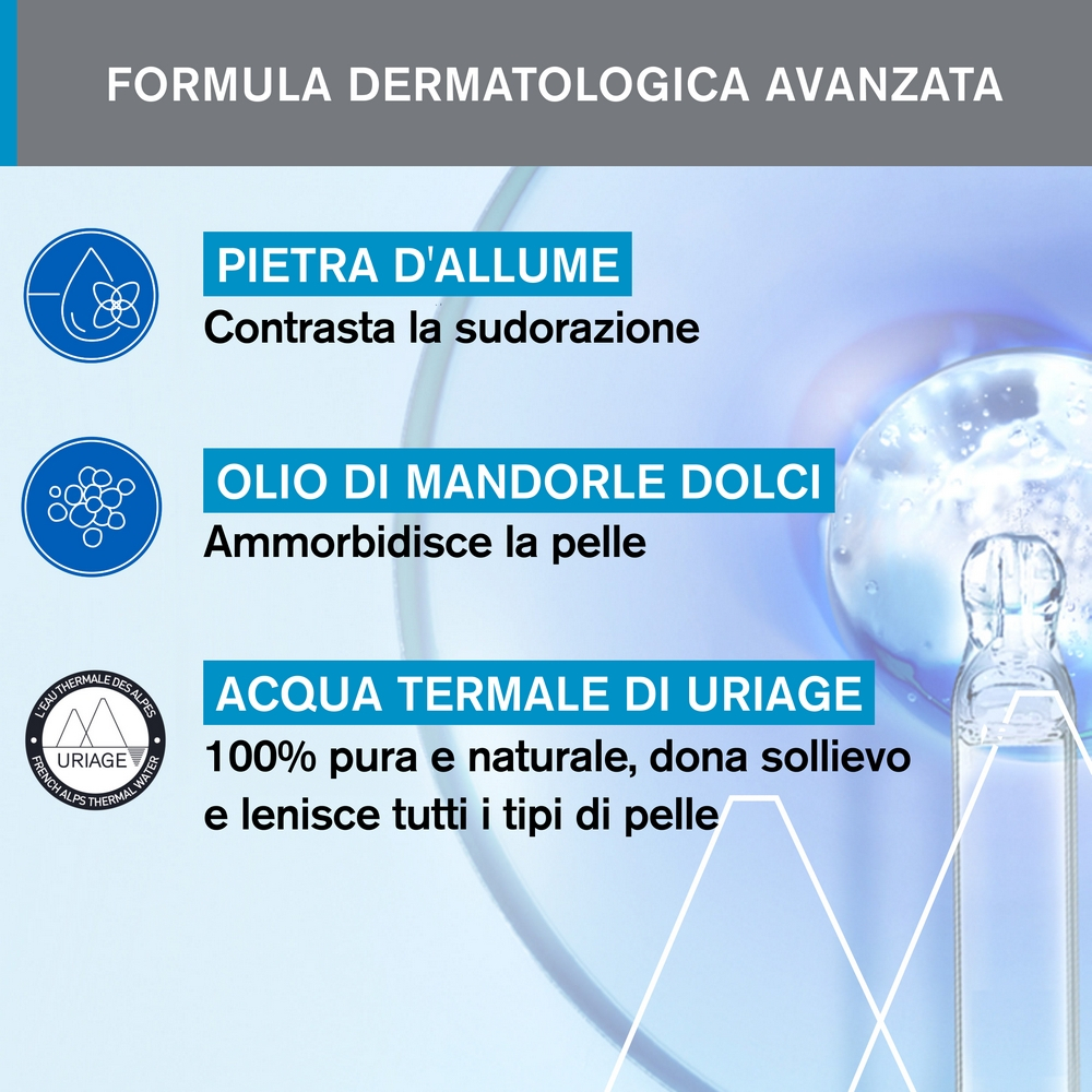 Uriage Deodorante Fraicheur Spray Antibatterico 125 ml