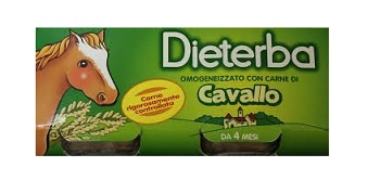 Dieterba Omogenizzato Cavallo 3 Vasetti da 80 g